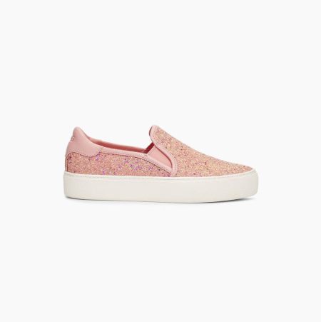 UGG Jass Chunky Glitter Pink Sneakers for Women (AMQD79823)